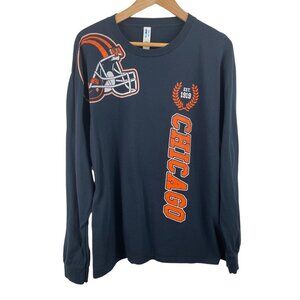 NFL Chicago Bears Long Sleeve Graphic Print Long Sleeve T-shirt Mens SIze XL